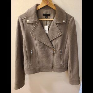 Ann Taylor Tweed Moto Jacket S (New)